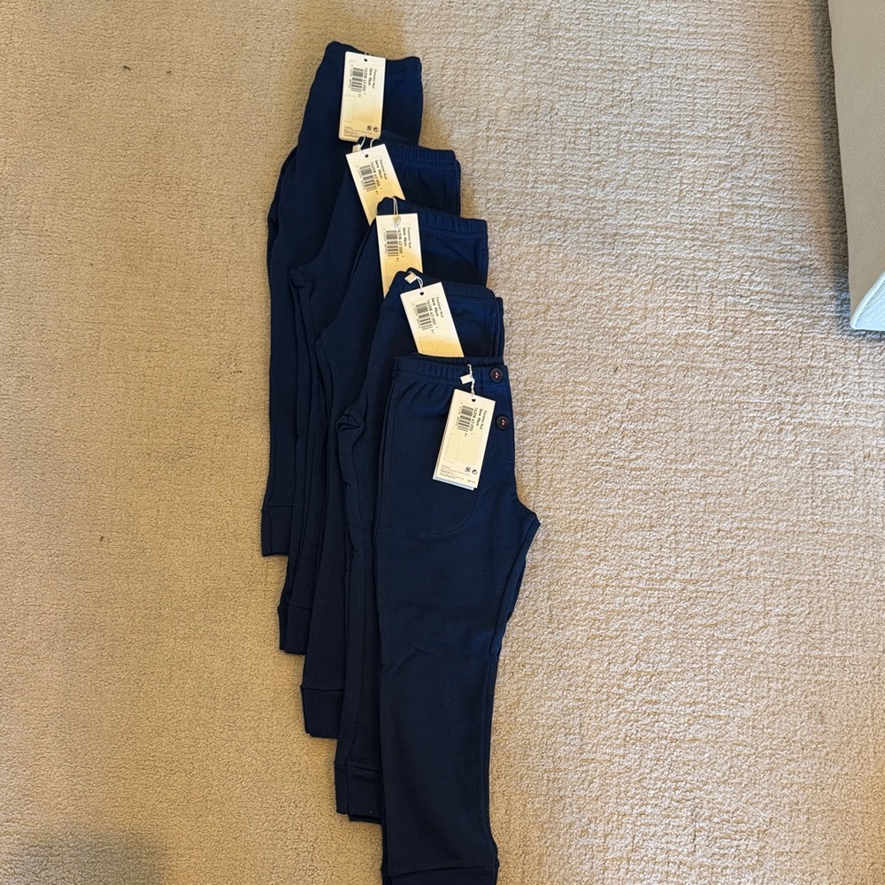 Petit Bateau Dark Blue Kids leggings 5 Pairs